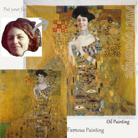 Custom Portrait from the paintings of Gustav Klimt