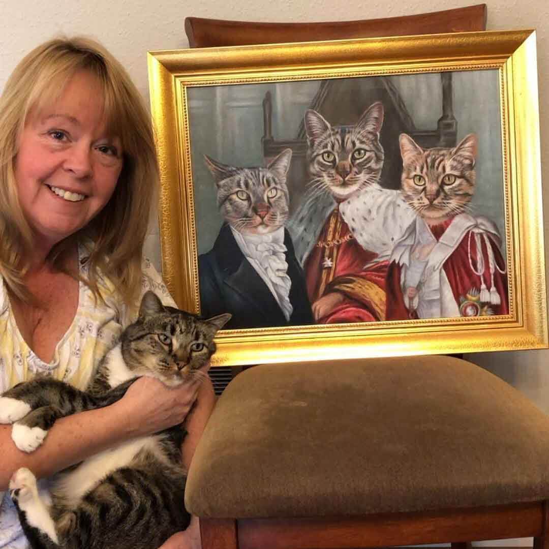 Pet Portrait | Cat Portrait | Animal Painting