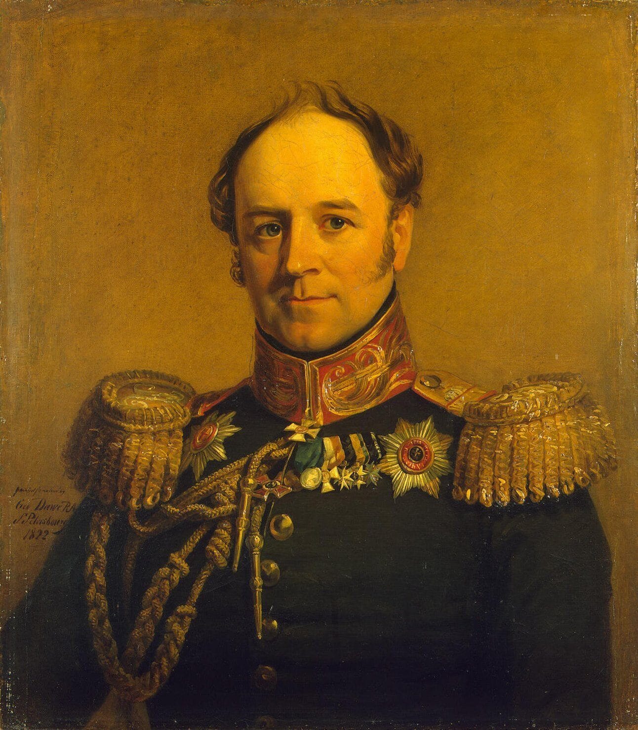 Alexander von Benckendorff. Artist: George Dawe Arts & Entertainment > Hobbies & Creative Arts > Arts & Crafts > Art & Crafting Materials > Textiles > Crafting Canvas > Painting Canvas ArtToyourlife