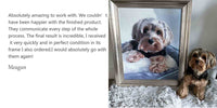 dog portrait painting review from-Meagan