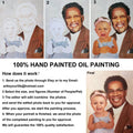 Custom hand painted Portrait Painting from photo Arts & Entertainment > Hobbies & Creative Arts > Arts & Crafts > Art & Crafting Materials > Textiles > Crafting Canvas > Painting Canvas ArtToyourlife