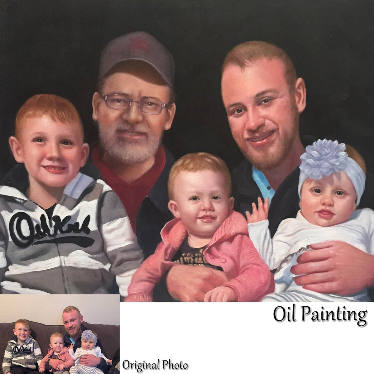 Custom Child Portrait Portrait：Custom Portraits From Your Photos Arts & Entertainment > Hobbies & Creative Arts > Arts & Crafts > Art & Crafting Materials > Textiles > Crafting Canvas > Painting Canvas ArtToyourlife