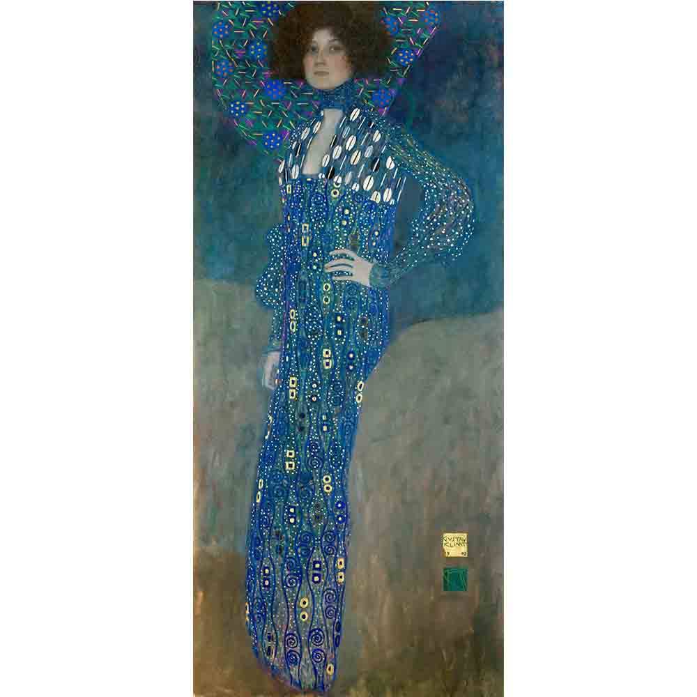Portrait of Emily Floge (1902). Artist: Gustav Klimt Home & Garden > Decor > Artwork > Posters, Prints, & Visual Artwork ArtToyourlife