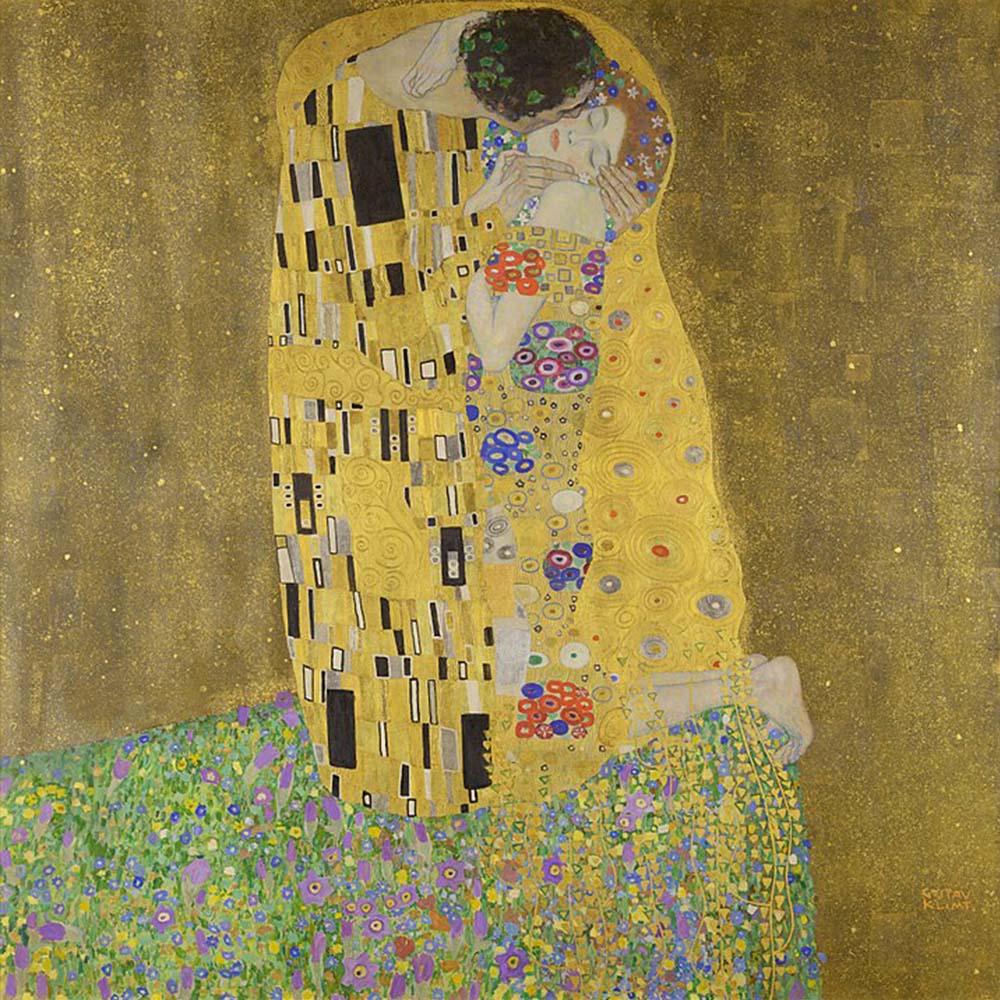The Kiss (1907–08). Artist: Gustav Klimt Home & Garden > Decor > Artwork > Posters, Prints, & Visual Artwork ArtToyourlife