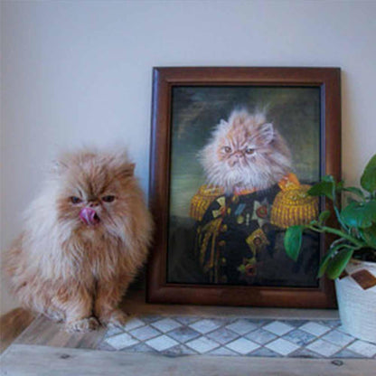 Custom Hand Painted Queen Pet Portrait Oil Painting Home & Garden > Decor > Artwork > Posters, Prints, & Visual Artwork ArtToyourlife