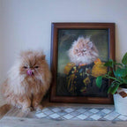 Custom Hand Painted Pet Portrait Oil Painting--Renaissance Portrait Home & Garden > Decor > Artwork > Posters, Prints, & Visual Artwork ArtToyourlife