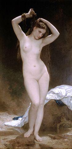 Baigneuse (1870). Artist: William Adolphe Bouguereau Home & Garden > Decor > Artwork > Posters, Prints, & Visual Artwork ArtToyourlife