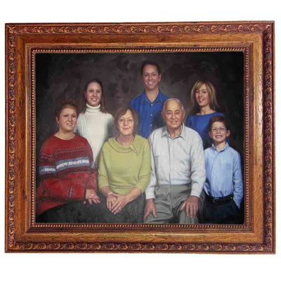 8cm Dark Oak Wood frame Home & Garden > Decor > Picture Frames Best Portrait Painting