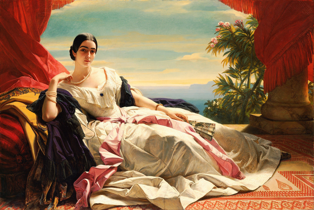 Leonilla Bariatinskaia Princess of Sayn Wittgenstein Sayn (1843). Artist: Franz Xaver Winterhalter Home & Garden > Decor > Artwork > Posters, Prints, & Visual Artwork ArtToyourlife