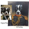 Custom Hand Painted Pet Portrait Oil Painting--The General Home & Garden > Decor > Artwork > Posters, Prints, & Visual Artwork ArtToyourlife