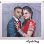 Custom Hand Painted People & Pets portrait Oil Painting Home & Garden > Decor > Artwork > Posters, Prints, & Visual Artwork ArtToyourlife