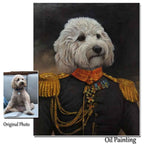 Custom Hand Painted Pet Portrait Oil Painting--The General Home & Garden > Decor > Artwork > Posters, Prints, & Visual Artwork ArtToyourlife