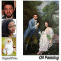 3 Persons-Hand Painted Oil Portrait Home & Garden > Decor > Artwork > Posters, Prints, & Visual Artwork ArtToyourlife