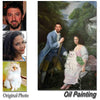 Custom Hand Painted Renaissance People Portrait Oil Painting-Funny Portraits Home & Garden > Decor > Artwork > Posters, Prints, & Visual Artwork ArtToyourlife