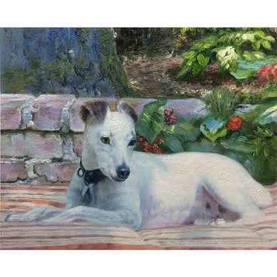 Custom Hand Painted Pet Portrait Oil Painting Home & Garden > Decor > Artwork > Posters, Prints, & Visual Artwork ArtToyourlife