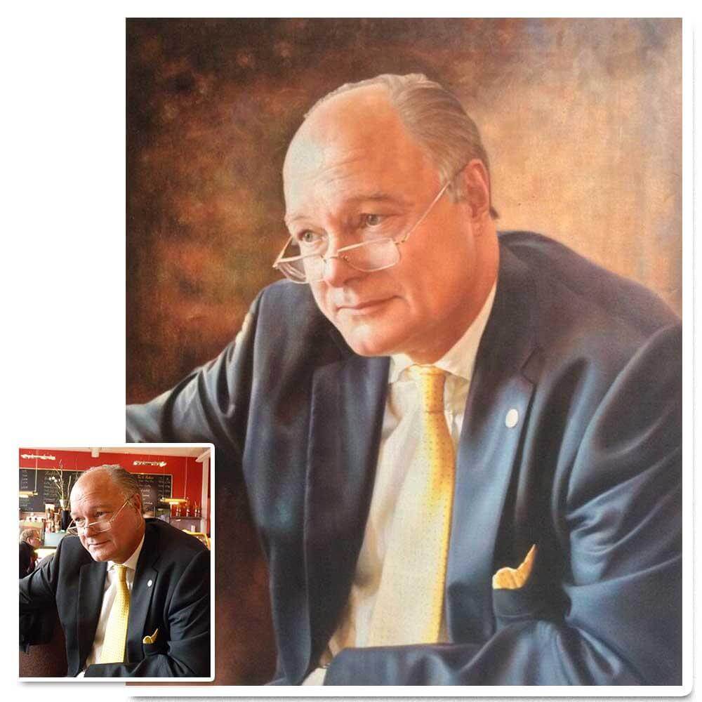 Custom Hand Painted People & Pets portrait Oil Painting Home & Garden > Decor > Artwork > Posters, Prints, & Visual Artwork ArtToyourlife