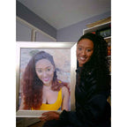 Custom Hand Painted People & Pets portrait Oil Painting Home & Garden > Decor > Artwork > Posters, Prints, & Visual Artwork ArtToyourlife