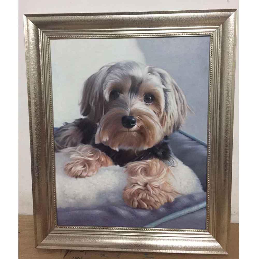 Custom Hand Painted Pet Portrait Oil Painting Home & Garden > Decor > Artwork > Posters, Prints, & Visual Artwork ArtToyourlife