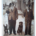 4-5 Pets-Custom Hand Painted Pet Portrait Oil Painting Home & Garden > Decor > Artwork > Posters, Prints, & Visual Artwork ArtToyourlife