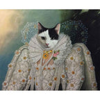 Custom Hand Painted Queen Pet Portrait Oil Painting Home & Garden > Decor > Artwork > Posters, Prints, & Visual Artwork ArtToyourlife