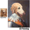 Custom Hand Painted Queen Pet Portrait Oil Painting Home & Garden > Decor > Artwork > Posters, Prints, & Visual Artwork ArtToyourlife