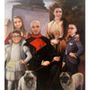Hand Painted Family Portrait Painting 3-8 Persons Home & Garden > Decor > Artwork > Posters, Prints, & Visual Artwork ArtToyourlife