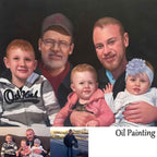 Custom 5 People Portrait Painting Home & Garden > Decor > Artwork > Posters, Prints, & Visual Artwork ArtToyourlife
