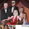 Custom 5 People Portrait Painting Home & Garden > Decor > Artwork > Posters, Prints, & Visual Artwork ArtToyourlife