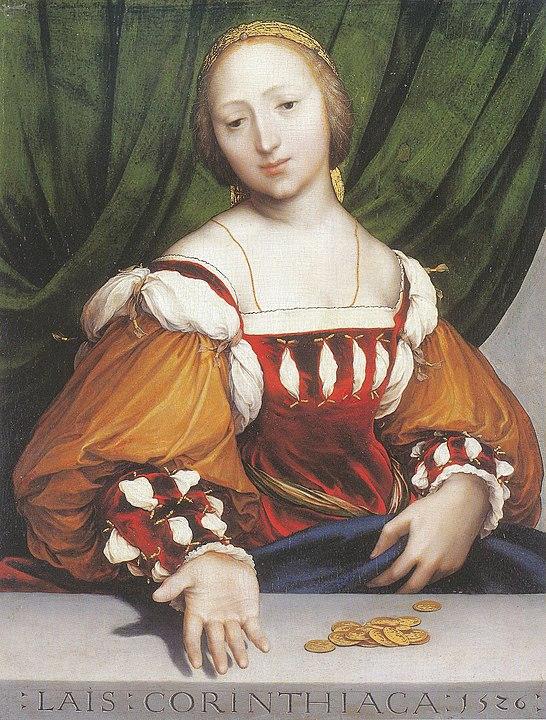 Holbein's Lais of Corinth (1526). Artist: Hans Holbein the Younger Home & Garden > Decor > Artwork > Posters, Prints, & Visual Artwork ArtToyourlife