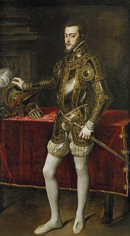 King Philip II in Armour (c. 1551). Artist: Tiziano Vecelli （Titian) Home & Garden > Decor > Artwork > Posters, Prints, & Visual Artwork ArtToyourlife