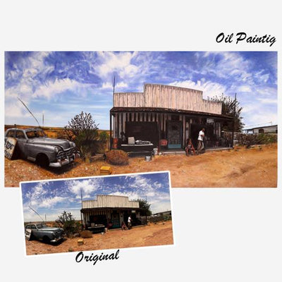 Custom Hand Painted Landscape Oil Painting Home & Garden > Decor > Artwork > Posters, Prints, & Visual Artwork ArtToyourlife