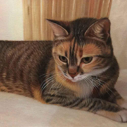 Custom Hand Painted Pet Portrait Oil Painting Home & Garden > Decor > Artwork > Posters, Prints, & Visual Artwork ArtToyourlife