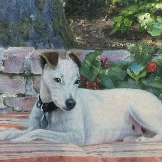 Custom Hand Painted Pet & Animal Portrait Oil Painting Home & Garden > Decor > Artwork > Posters, Prints, & Visual Artwork ArtToyourlife