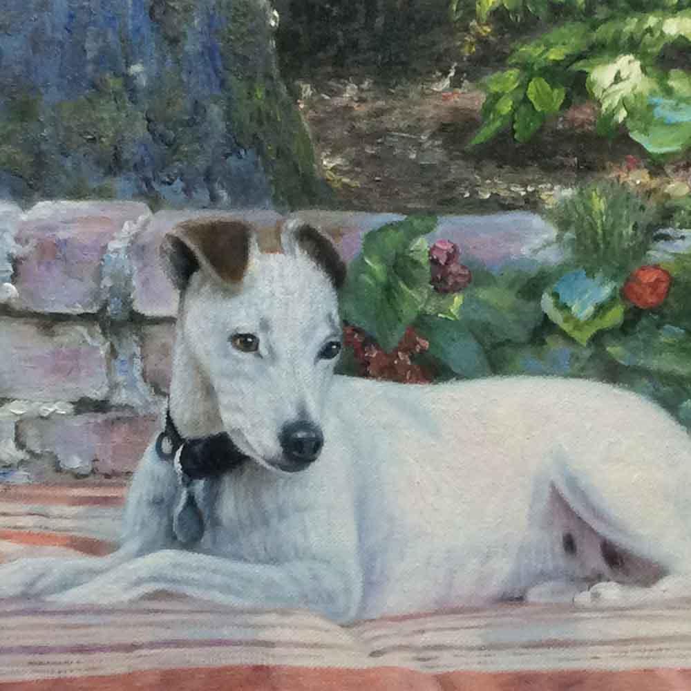 Custom Hand Painted Pet & Animal Portrait Oil Painting Home & Garden > Decor > Artwork > Posters, Prints, & Visual Artwork ArtToyourlife