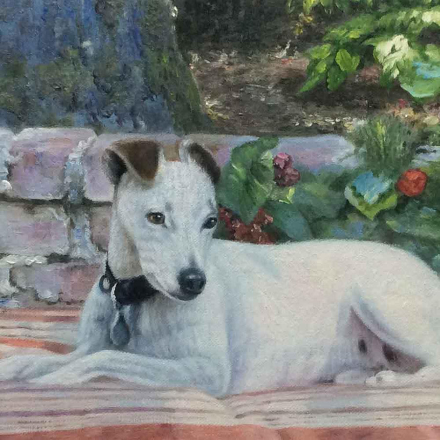 Custom Hand Painted Pet & Animal Portrait Oil Painting Home & Garden > Decor > Artwork > Posters, Prints, & Visual Artwork ArtToyourlife
