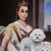 Custom Classical Hand Painted People and Pets Portrait Painting Arts & Entertainment > Hobbies & Creative Arts > Arts & Crafts > Art & Crafting Materials > Textiles > Crafting Canvas > Painting Canvas ArtToyourlife
