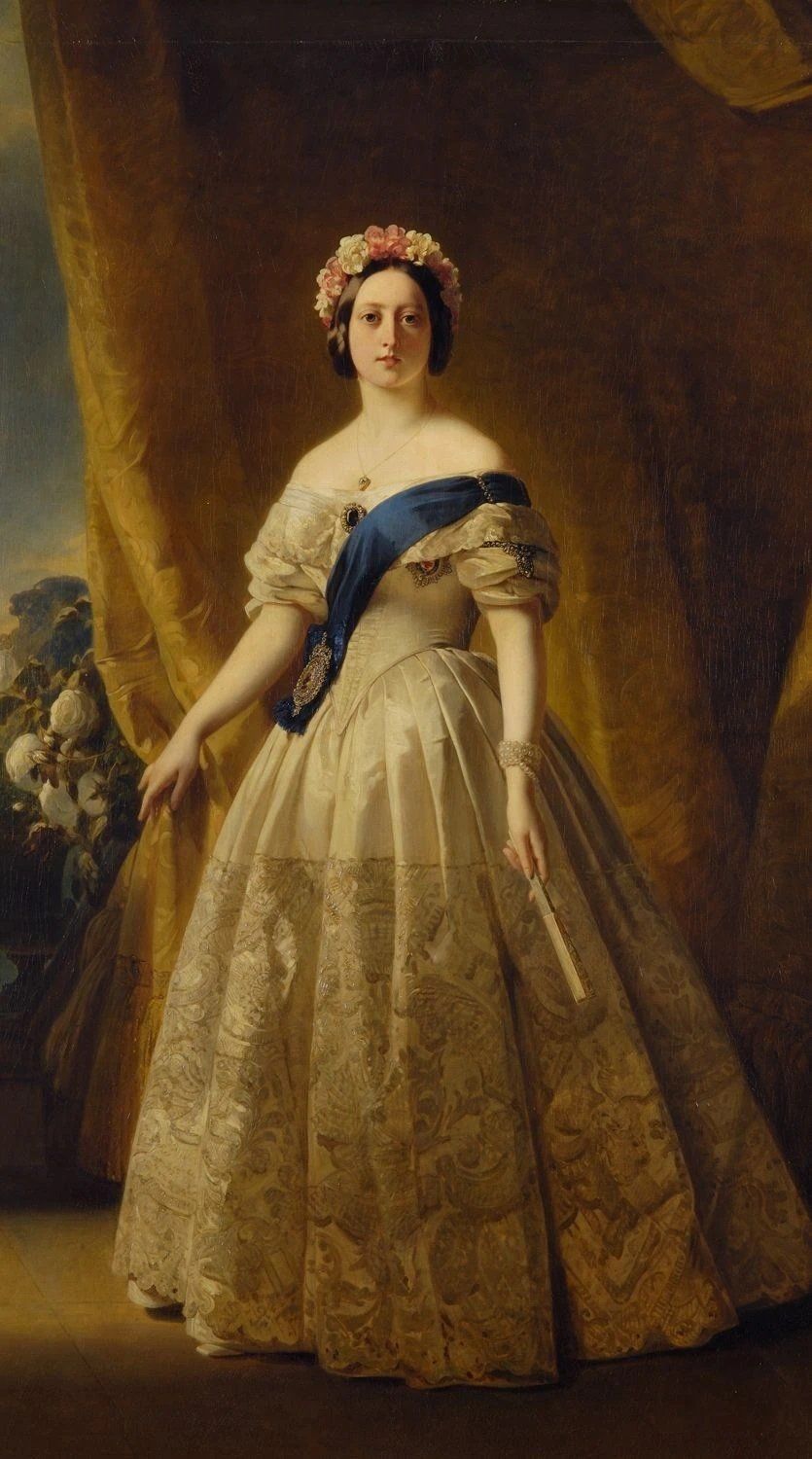 Portrait of Victoria of the United Kingdom I (c.1844). Artist: Franz Xaver Winterhalter Home & Garden > Decor > Artwork > Posters, Prints, & Visual Artwork ArtToyourlife