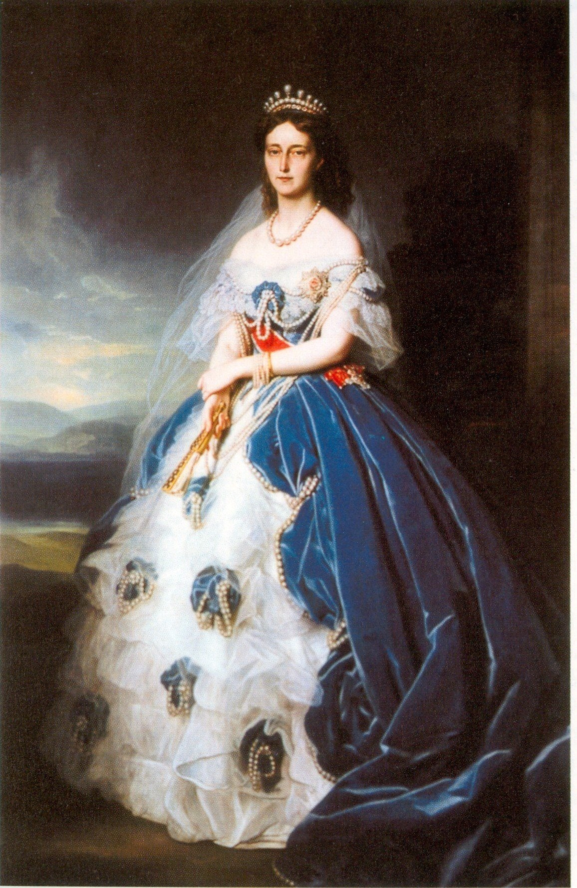Portrait of the Queen Olga of Württemberg (1865). Artist: Franz Xaver Winterhalter Home & Garden > Decor > Artwork > Posters, Prints, & Visual Artwork ArtToyourlife