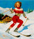 Skiing Down Artist: Gil Elvgren Home & Garden > Decor > Artwork > Posters, Prints, & Visual Artwork ArtToyourlife