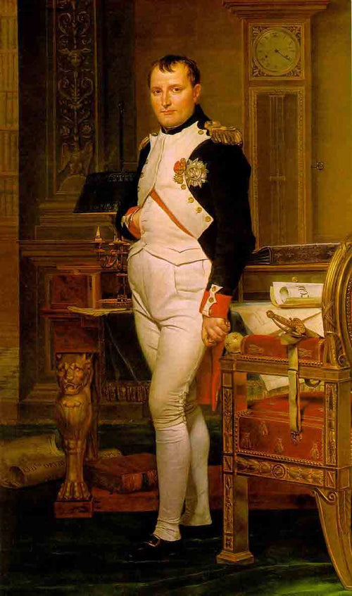 The Emperor Napoleon in His Study at the Tuileries (1812) Artist: Jacques-Louis David Home & Garden > Decor > Artwork > Posters, Prints, & Visual Artwork ArtToyourlife