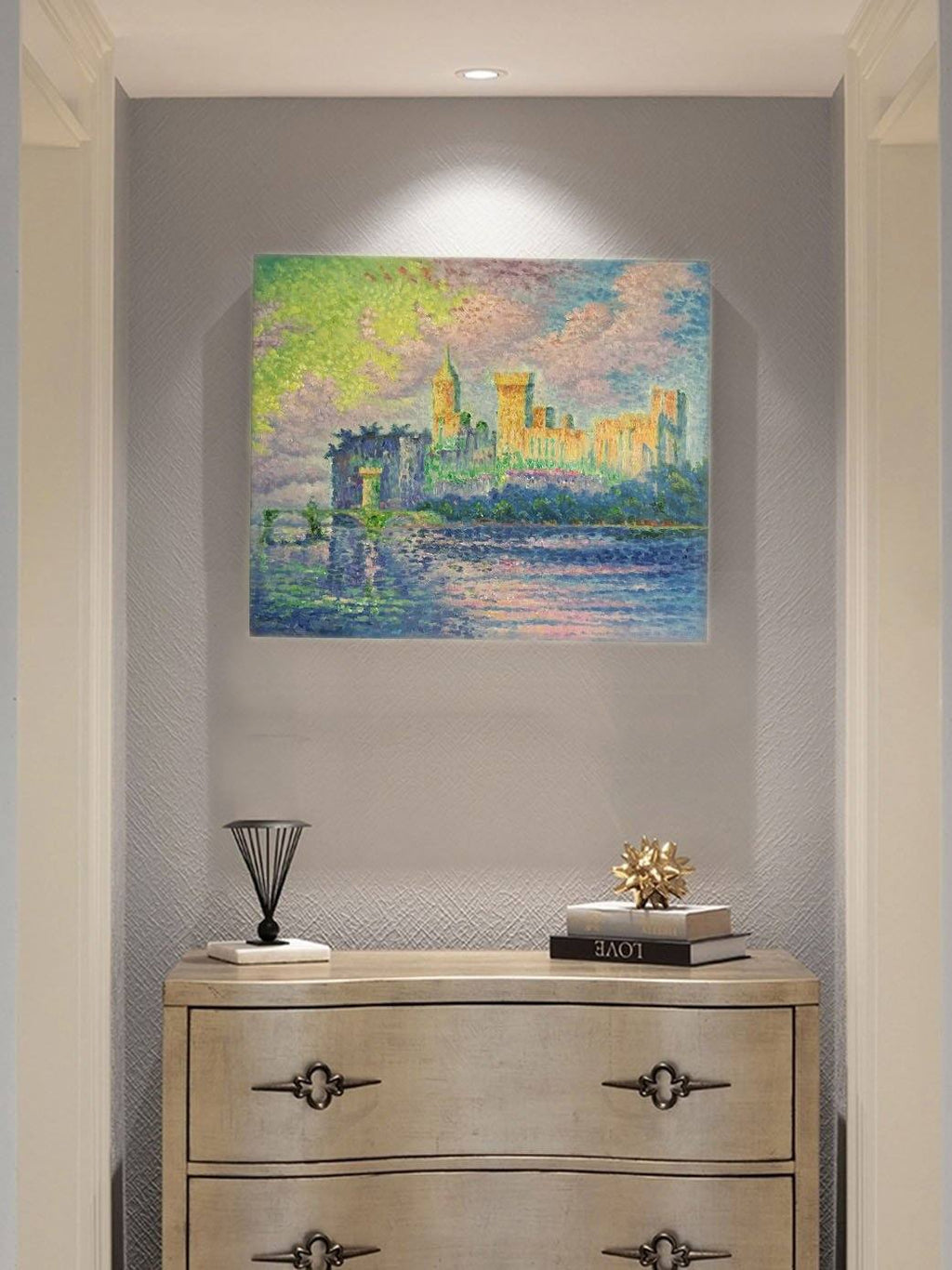 Paul Signac-The Papal Palace Avignon Home & Garden > Decor > Artwork > Posters, Prints, & Visual Artwork Best Portrait Painting