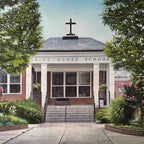 Custom Hand Painted House Oil Painting Home & Garden > Decor > Artwork > Posters, Prints, & Visual Artwork ArtToyourlife 12x16'' Rolled （No Frame） 