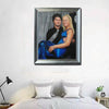 5.5cm Shiny Silver Wood Frame Home & Garden > Decor > Picture Frames Best Portrait Painting