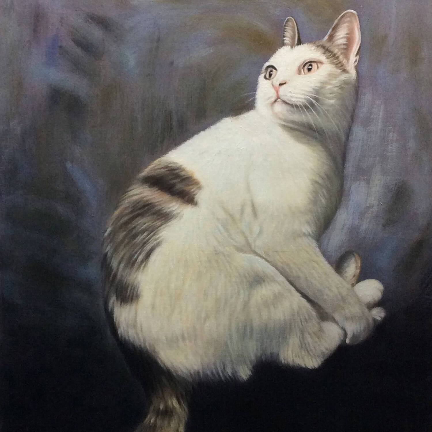 Custom Hand Painted Pet Portrait Oil Painting Home & Garden > Decor > Artwork > Posters, Prints, & Visual Artwork ArtToyourlife
