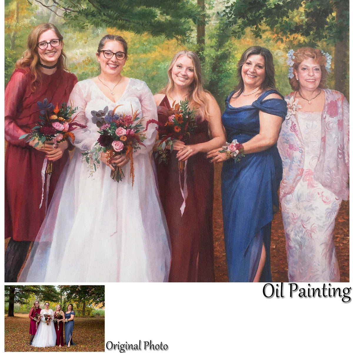 Custom Modern Portrait Painting -6 to 8 Persons Home & Garden > Decor > Artwork > Posters, Prints, & Visual Artwork ArtToyourlife